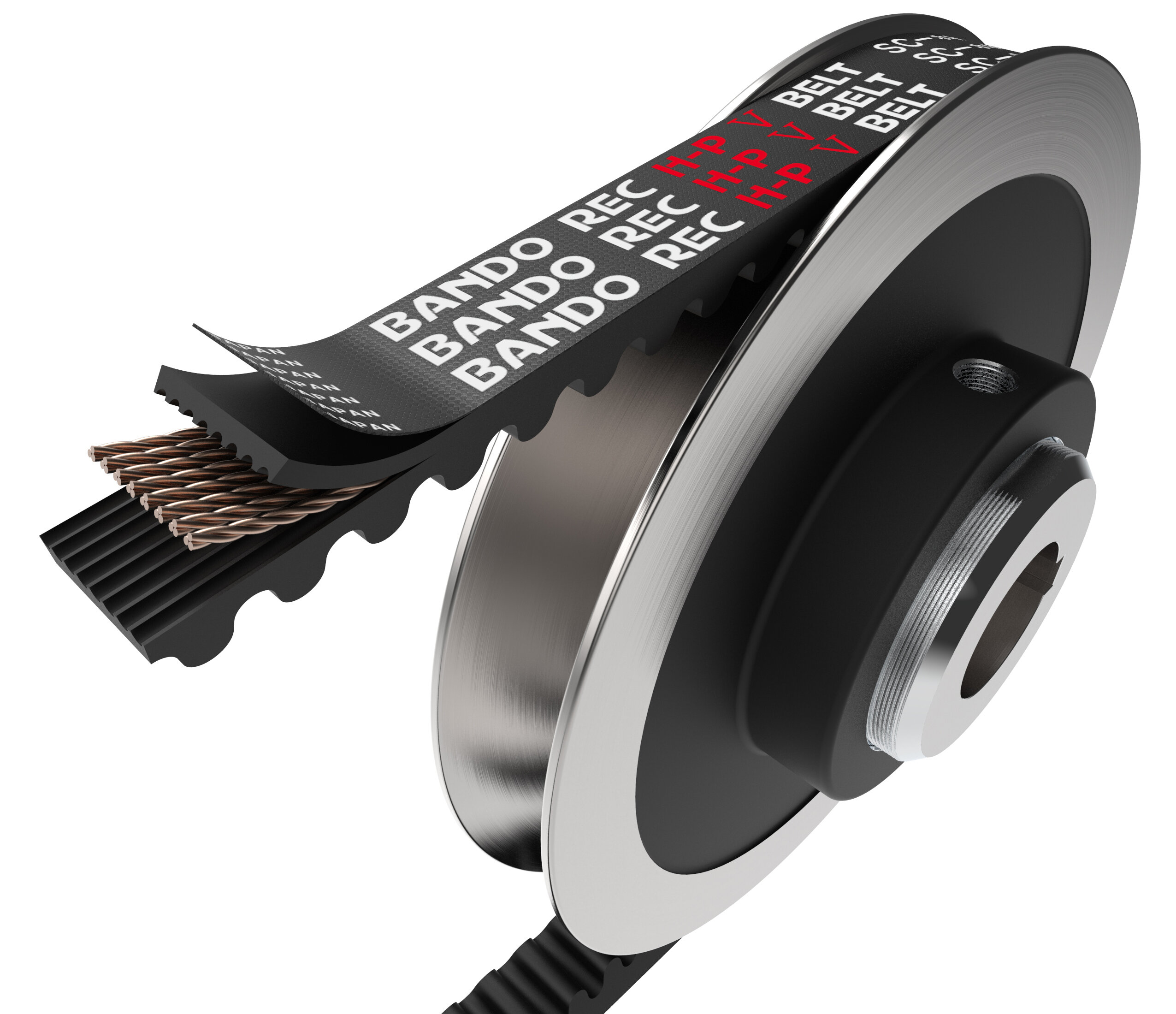 H-PV Agricultural Raw Edge Cog Belts